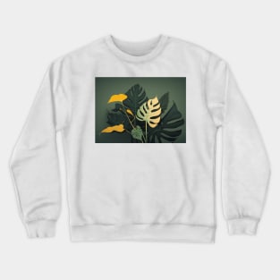 Tropical Jungle Plant Crewneck Sweatshirt